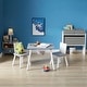 preview thumbnail 7 of 9, VECELO Kids Wood Table and Chair Set (2 Chairs Included)