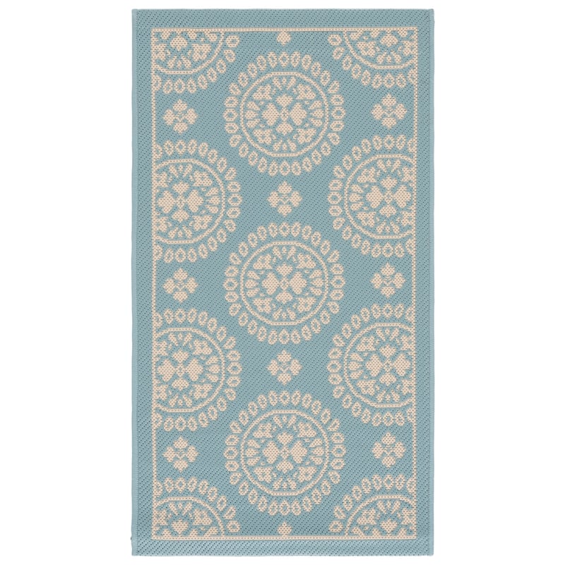 SAFAVIEH Courtyard Dilys Rug - 2' x 3'7" - Spa
