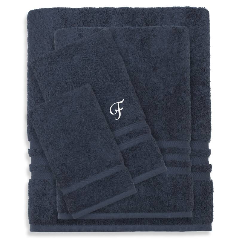 Authentic Hotel and Spa 100% Turkish Cotton 4PC Denzi Towel Set. - F