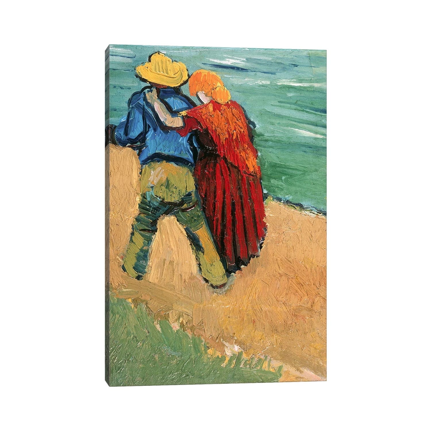 iCanvas "A Pair of Lovers, Arles, 1888 " by Vincent van Gogh Canvas Print