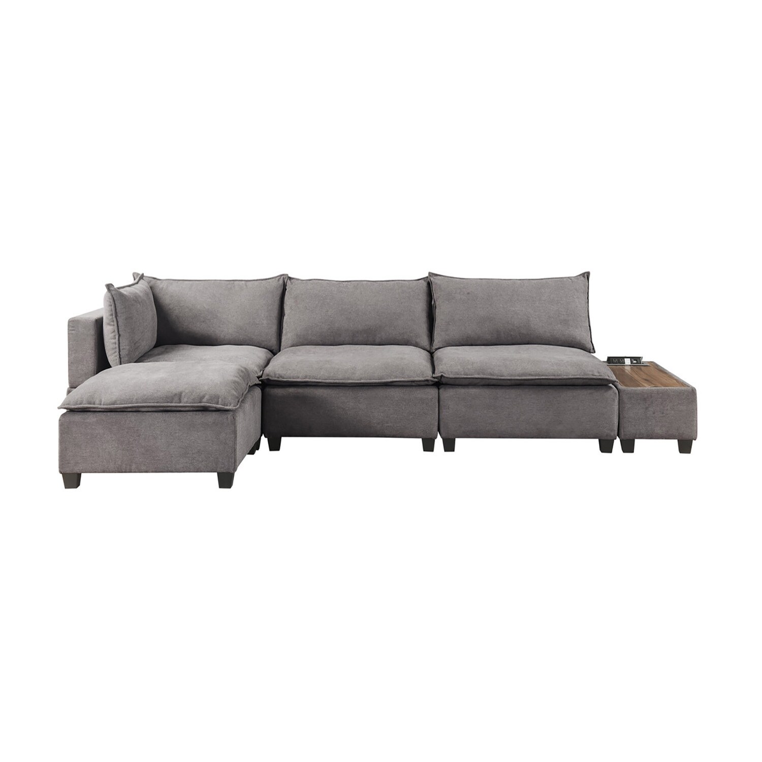 Lilola founders fabric sectional sofa beige sale