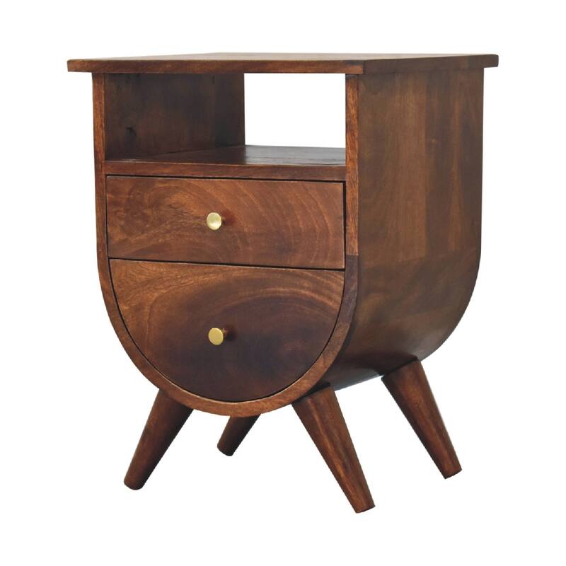 Artisan Furniture Solid Wood Split Chestnut Nightstand