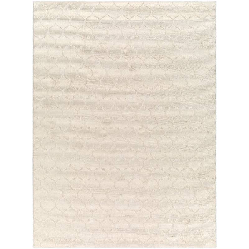 Livabliss Alder Machine Washable Transitional Solid Area Rug