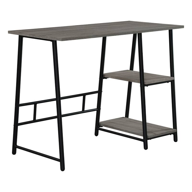 Frame Works 40" Desk with Two Storage Shelves