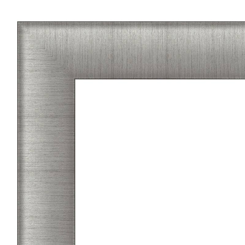 Elegant Brushed Framed Black Corkboard Bulletin Board