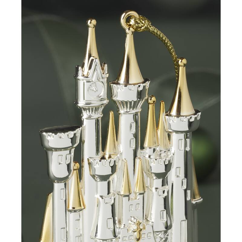 Lenox 2025 Cinderella Castle Silverplate Ornament