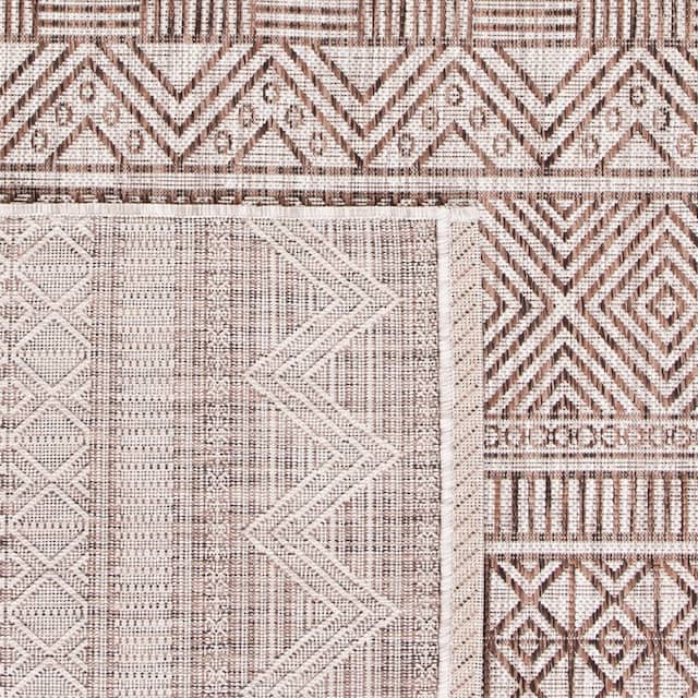 SAFAVIEH Courtyard Zorana Indoor/ Outdoor Waterproof Patio Backyard Rug