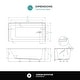 preview thumbnail 107 of 145, Fine Fixtures Acrylic-Fiberglass Soaking Bathtub, White. Alcove/Apron Front