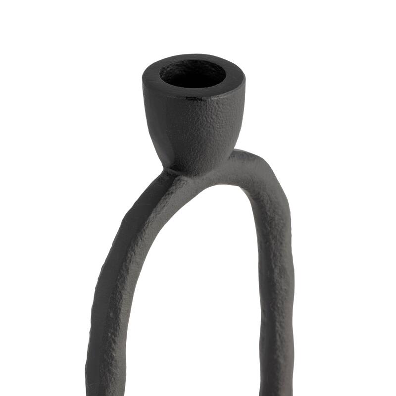 Sagebrook Home Oval Ring Taper Candle Holder