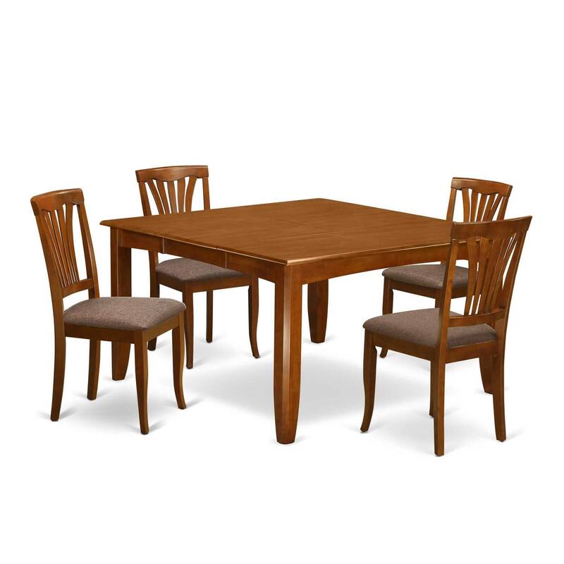 Dining Room Set - Table and Chairs - Eclectic Elegance - 54 Inch Square Table - 8 Chairs