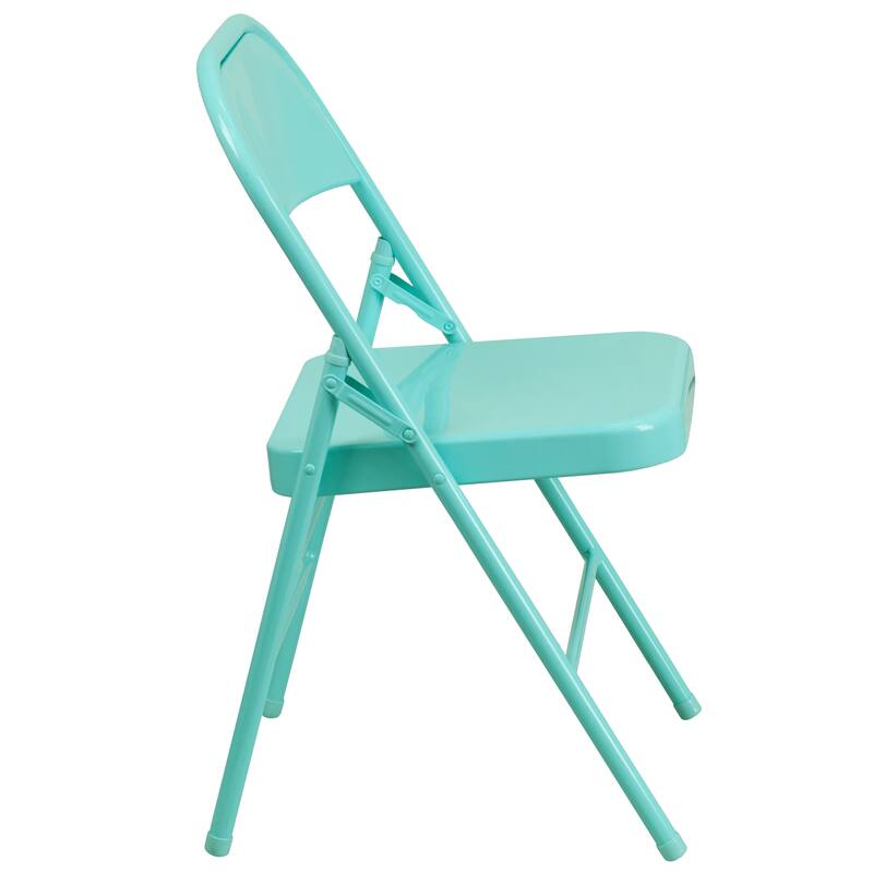 4 Pack Triple Braced & Double Hinged Folding Chair