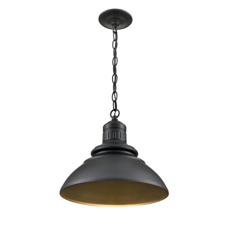 Adda Outdoor Hanging Lantern Powder Coated Black - Powder Coated Black