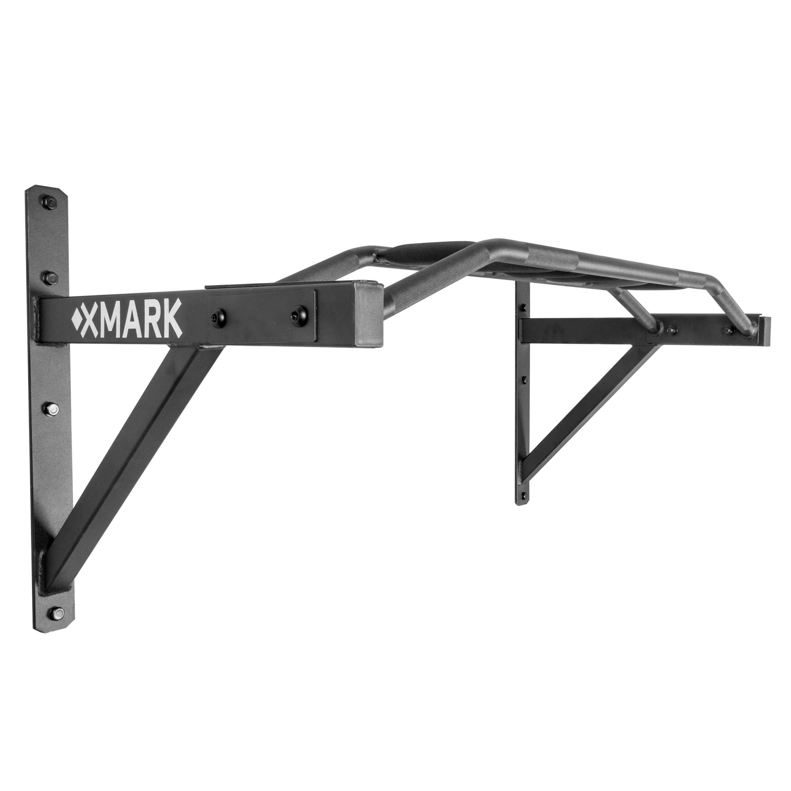 XMark Commercial Multi-Grip Wall Mounted Chin-Up Pull-Up Bar XM-9025