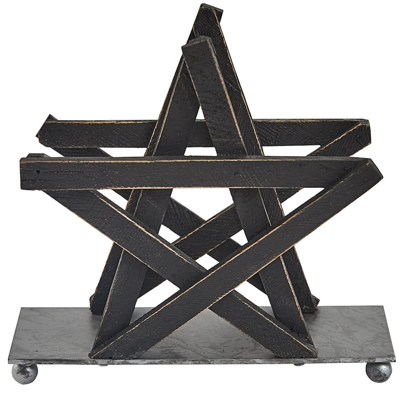 Park Designs Antique Star Napkin Holder - 6"H X 6"W X 2"D