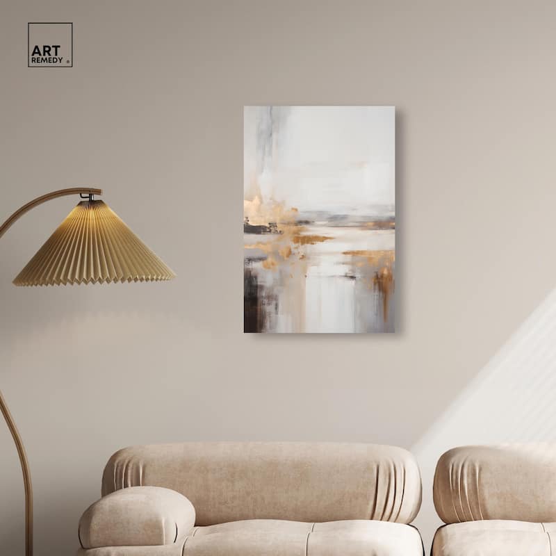 Glistening Stillness II Canvas by Art Remedy, Gallery Wrapped