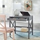 preview thumbnail 7 of 18, Simple Living X-Frame Farmhouse Wood Desk