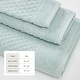 preview thumbnail 153 of 193, Linery & Co. Cotton Diamond Waffle Texture Bath Towels.