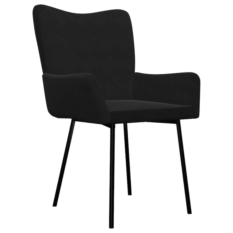 vidaXL Dining Chairs 2 Pcs Leisure Accent Armchair for Living Room Velvet - 21.7" x 22.4" x 32.1"