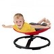 preview thumbnail 4 of 7, Round Sensory Swivel Chair for Kids with Metal Base and 360 Degree Spin - 21.06” L x 19.88” W x 11.61” H Red