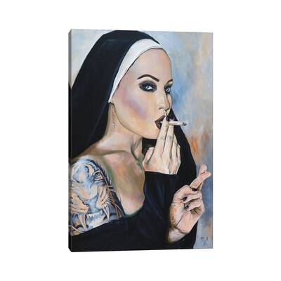 iCanvas "Wicked Nun 3" by Mark Fox Canvas Print