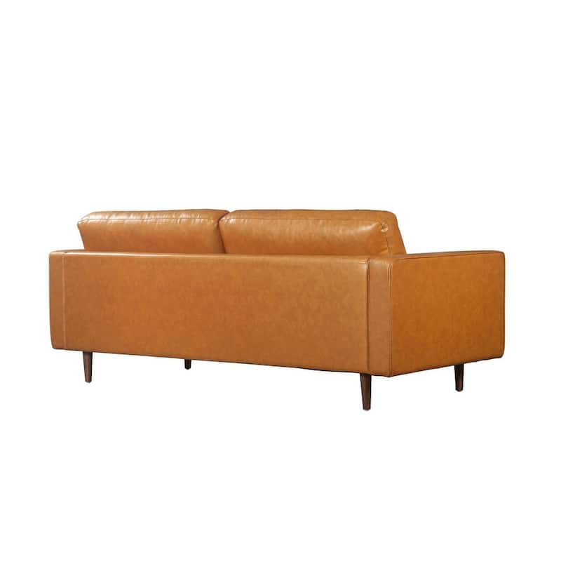 Gio VEGGIE Leather Sofa TAN COLOR