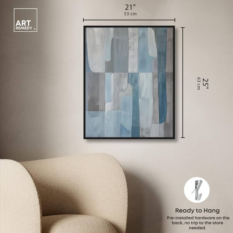 Tessellated Tones II Canvas by Art Remedy
