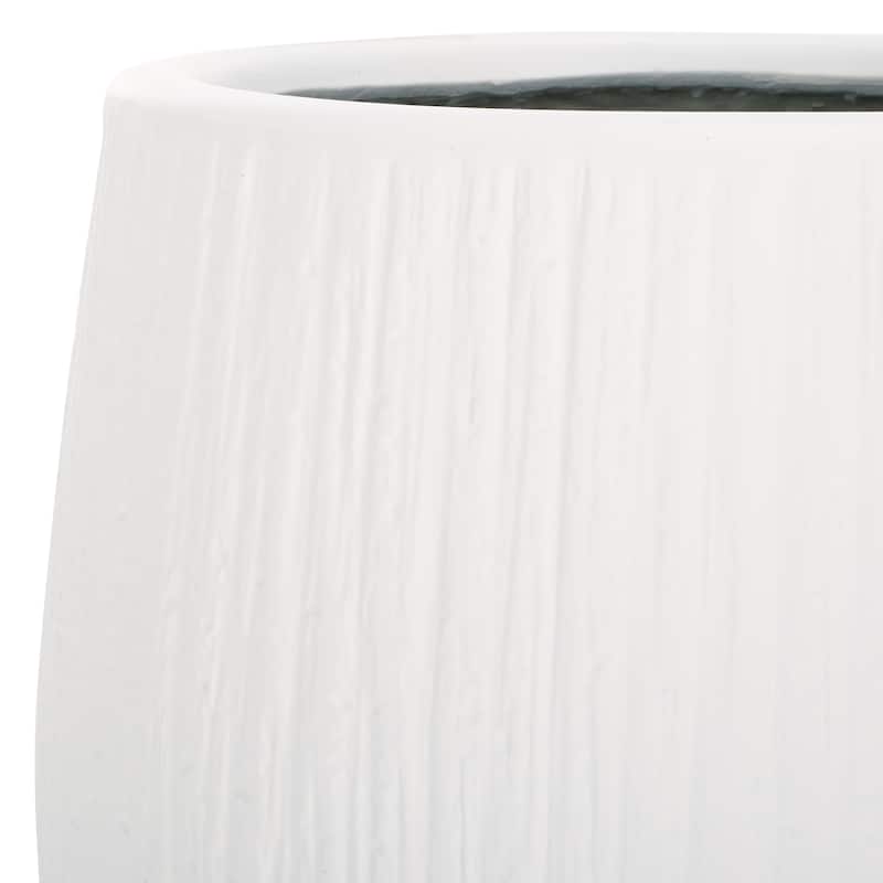 SAFAVIEH Outdoor Francia Black Planter.