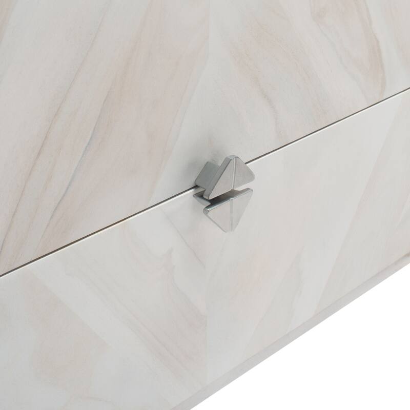 SAFAVIEH Couture Cora Rose Herringbone Nightstand - Natural
