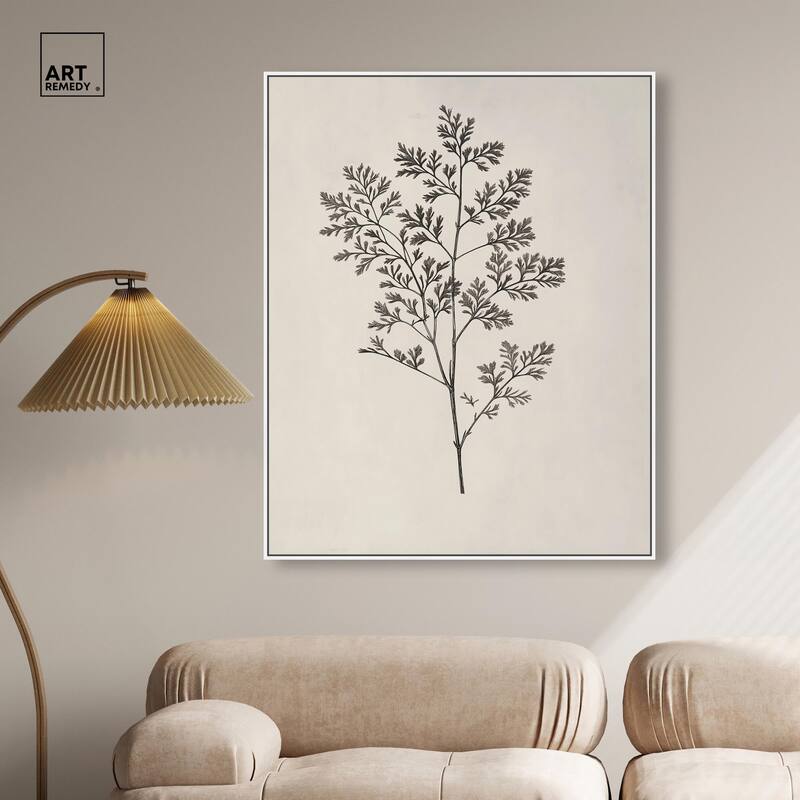 Aniseed Anatomy II Canvas Delicate Floral by Art Remedy
