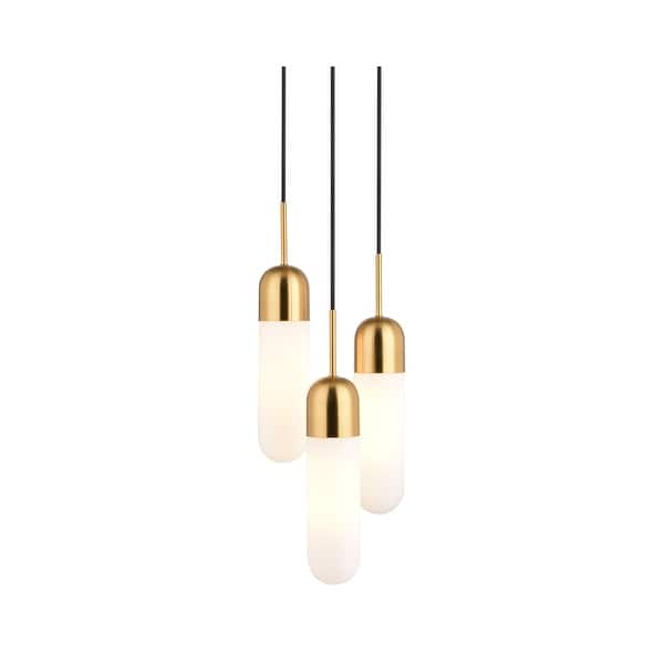 slide 2 of 11, Vaxcel Lighting P0422 3 Light 10" Wide Suspension Mini Pendant