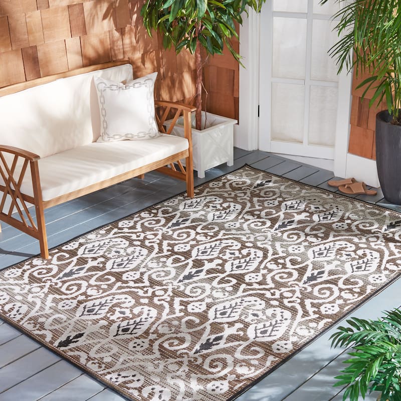 SAFAVIEH Havana Annet Geometric Indoor/ Outdoor Waterproof Rug - 9' x 12'