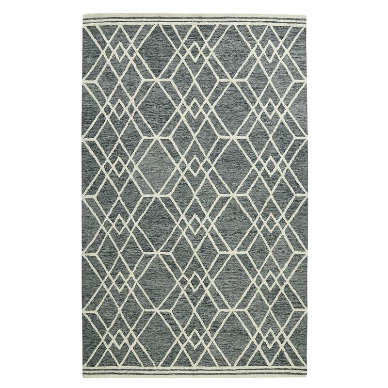 Visalle Duncan Hand-Hooked Wool Area Rug