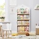 preview thumbnail 2 of 5, COSTARS Kids Bookshelf, 4-Tier Children's Bookcase and Storage, Kids Book Shelf Rack Organizer
