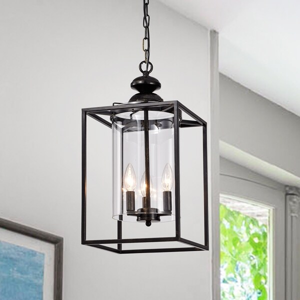 Bronze lantern on sale pendant light
