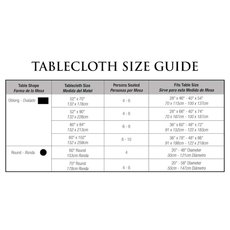 DII Summer Vinyl Tablecloth