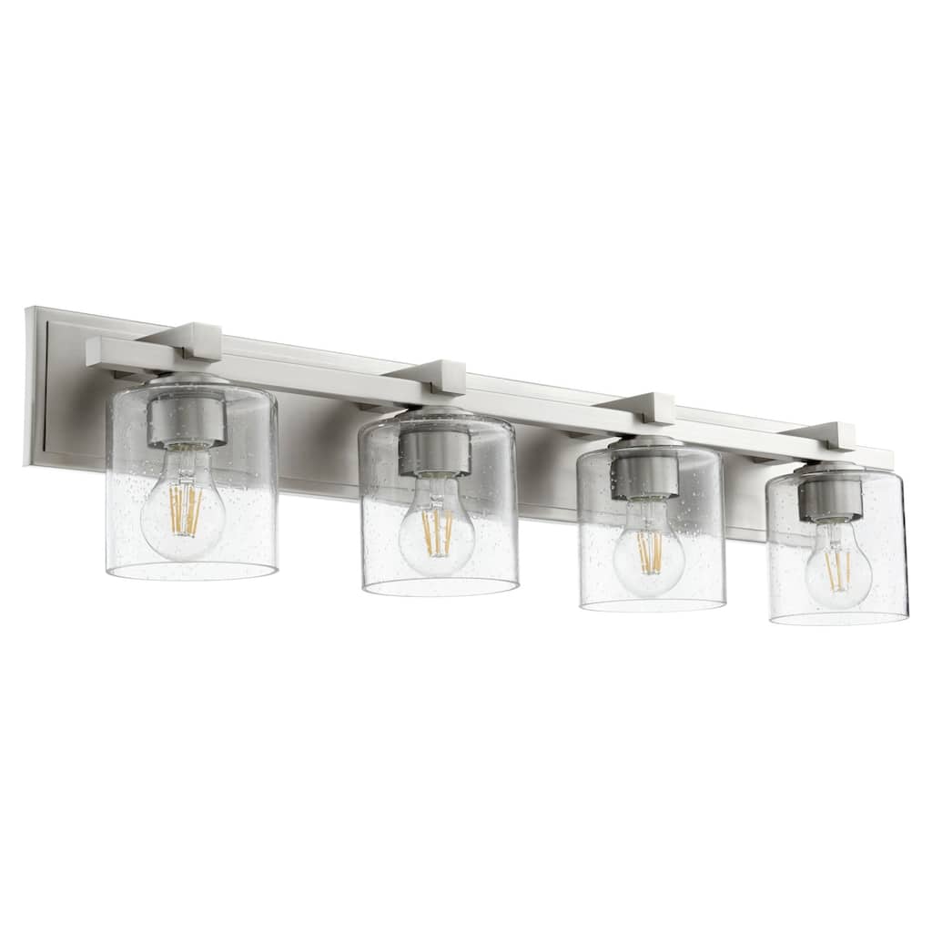 Quorum International 4 Light 33" Wide Bathroom Vanity Light
