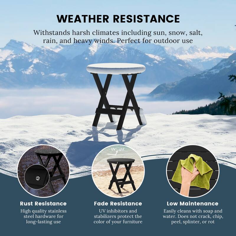 Laguna Patio Round Folding Dining Table