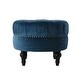 preview thumbnail 11 of 24, Dawn Tufted Round Ottoman by Jennifer Taylor Home