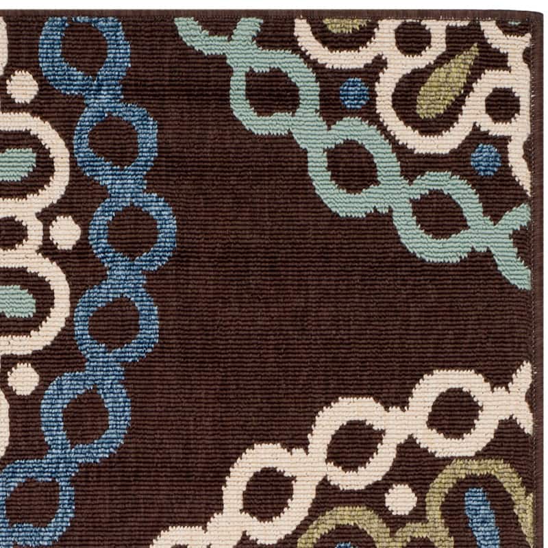 SAFAVIEH Veranda Felizitas Geometric Medallion Indoor/Outdoor Area Rug