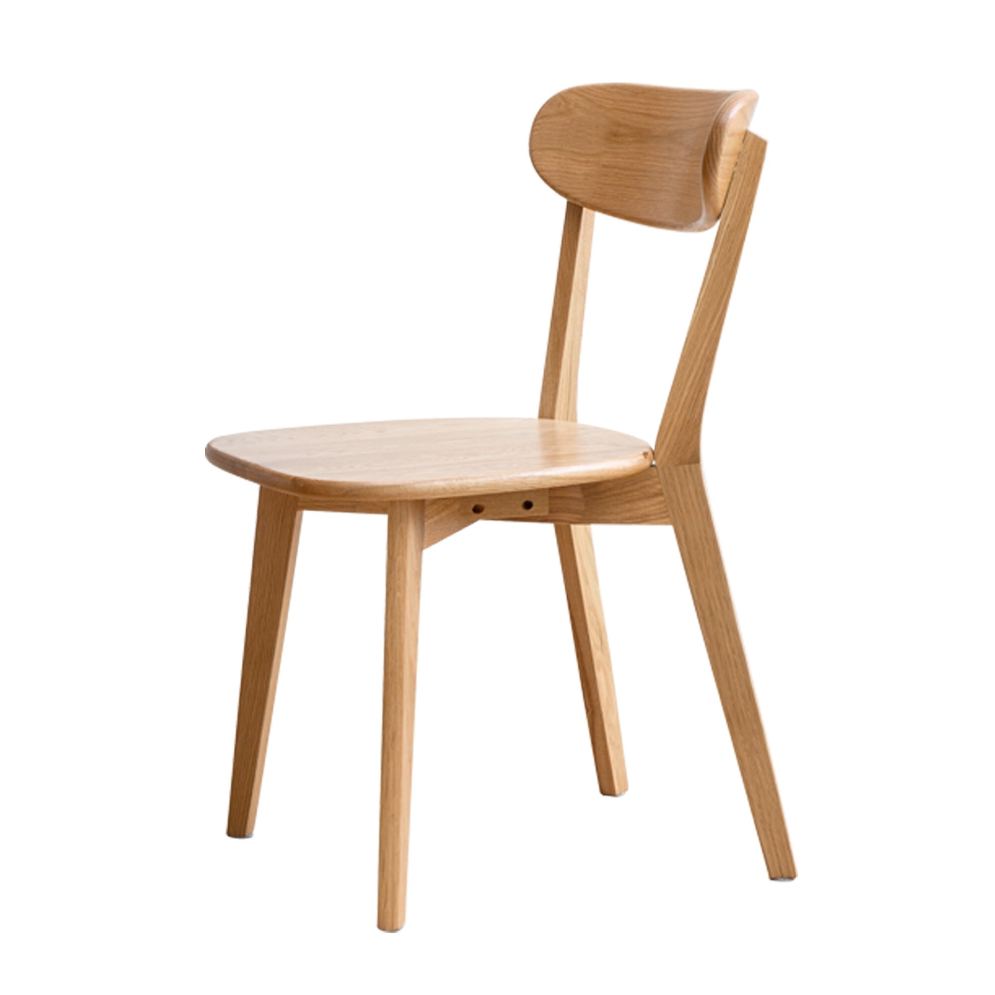 Oak effect 2025 dining chairs