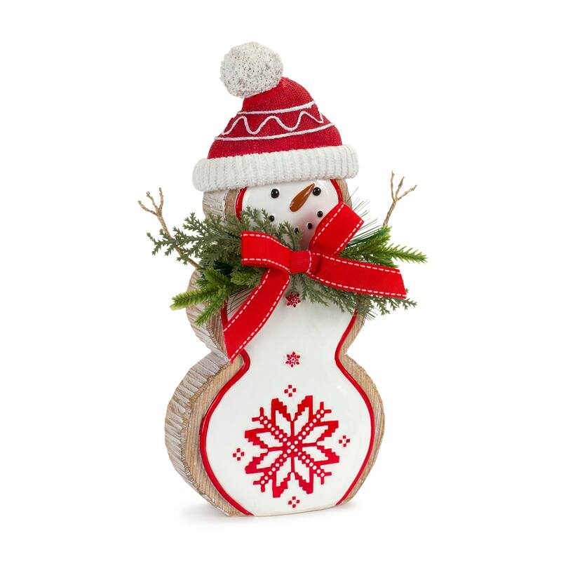 Snowman Figurine (Set of 2)