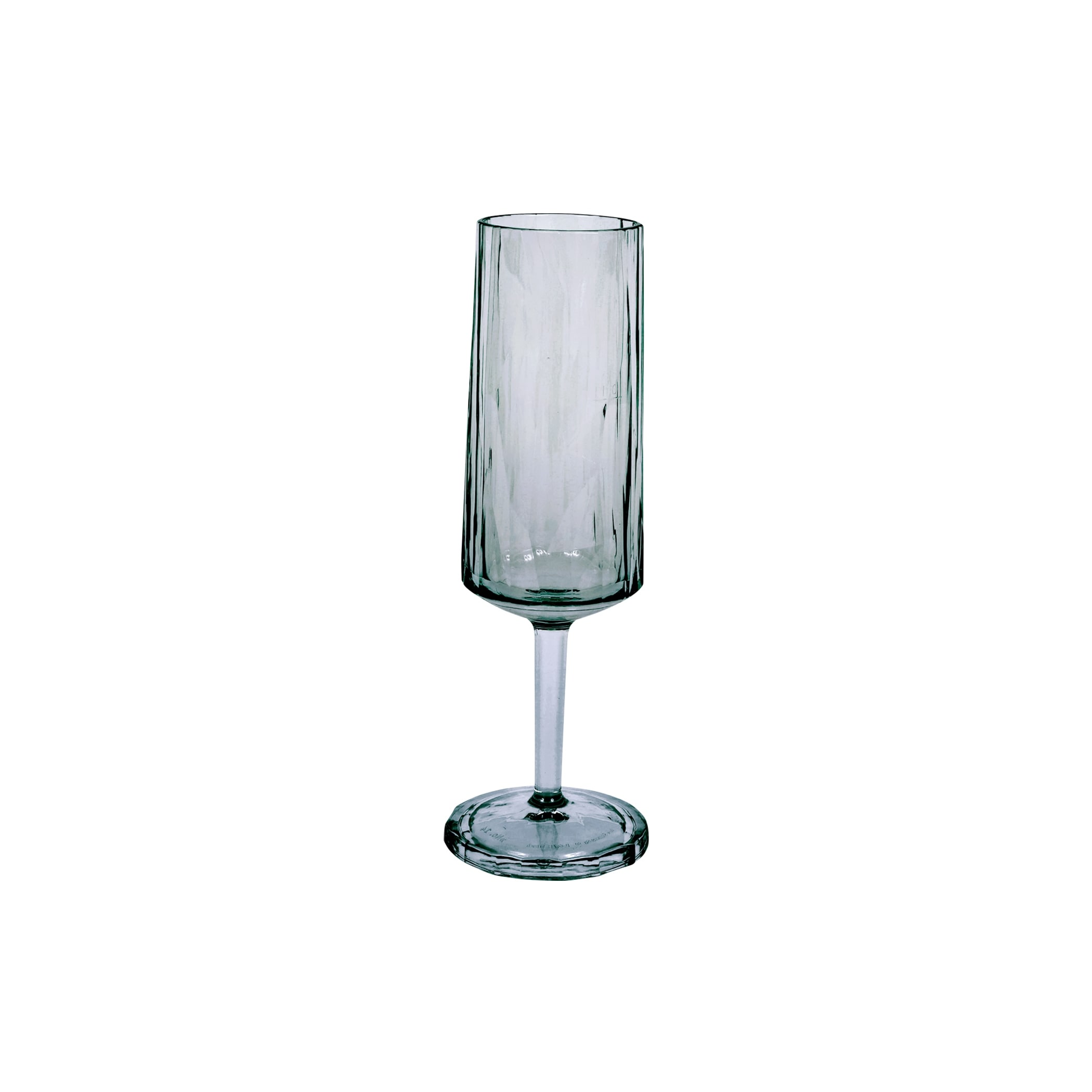 Superglass Smoke Gray Polycarbonate Flute