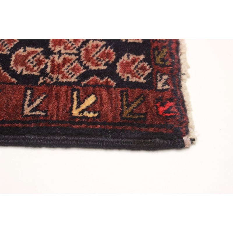 Teimani Burgundy Rug 2'11" x 4'9" - 2'11 x 4'9
