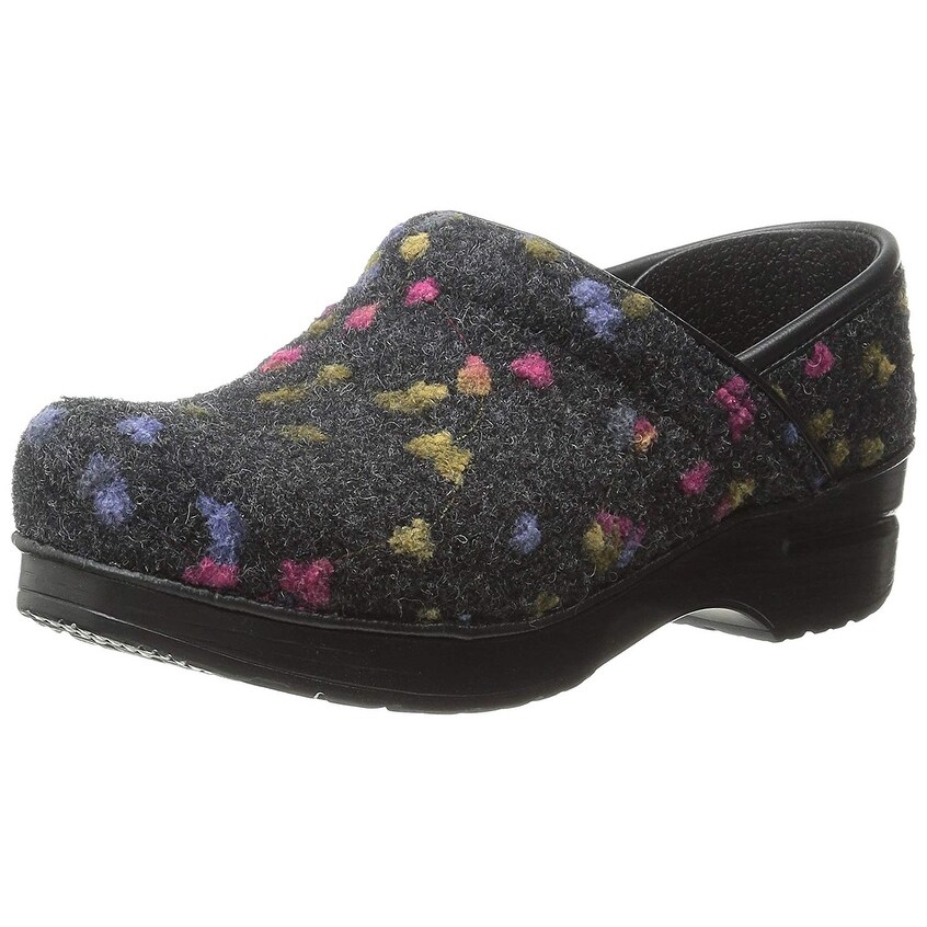 dansko fabric clogs