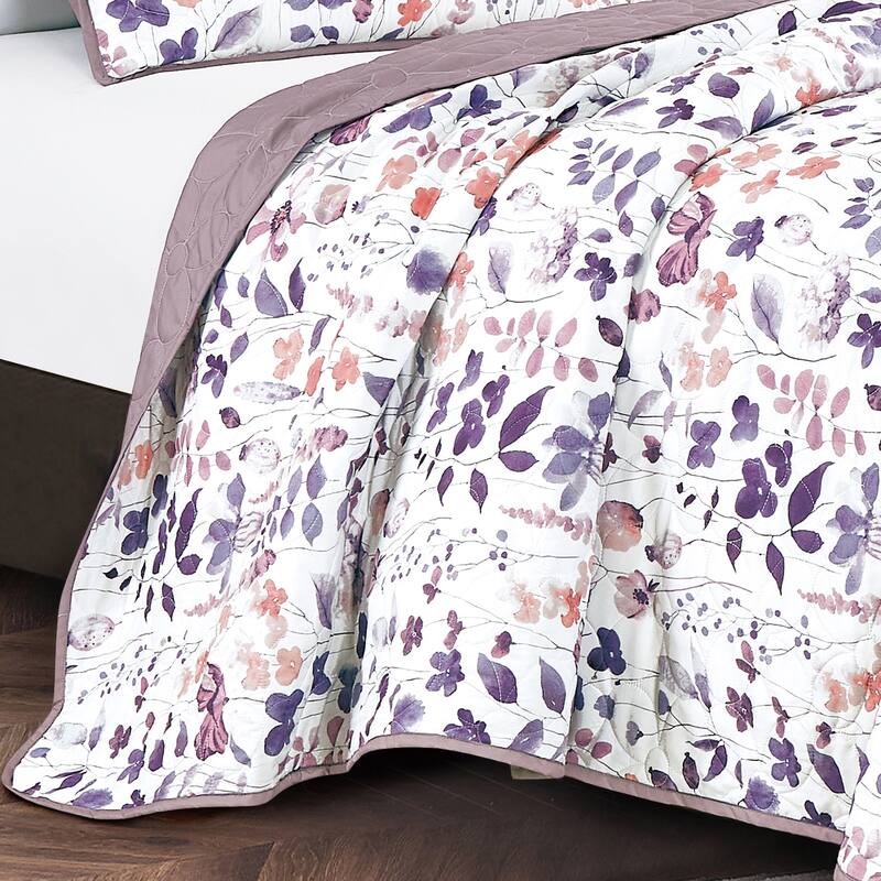 Lage Luxury 3 Piece Reversible Bedspread