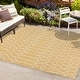 preview thumbnail 2 of 166, JONATHAN Y Trebol Moroccan Geometric Textured Weave Indoor/Outdoor Area Rug