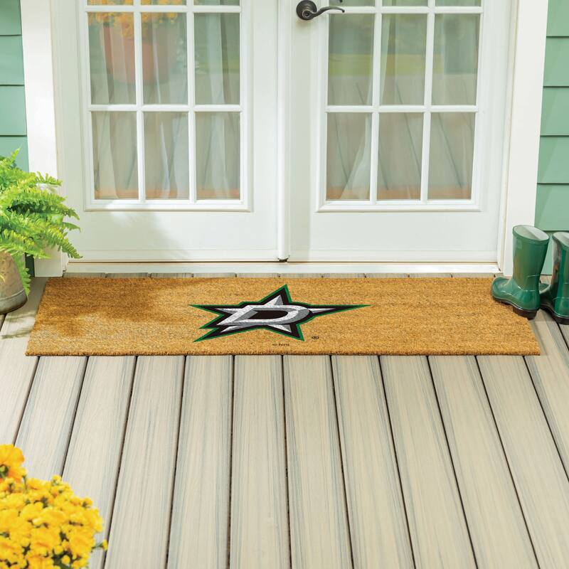 Dallas Stars Full Color Indoor/Outdoor Coir Mat