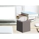 preview thumbnail 7 of 7, DWËLLZA HOME Tissue Box Cover Square Grey