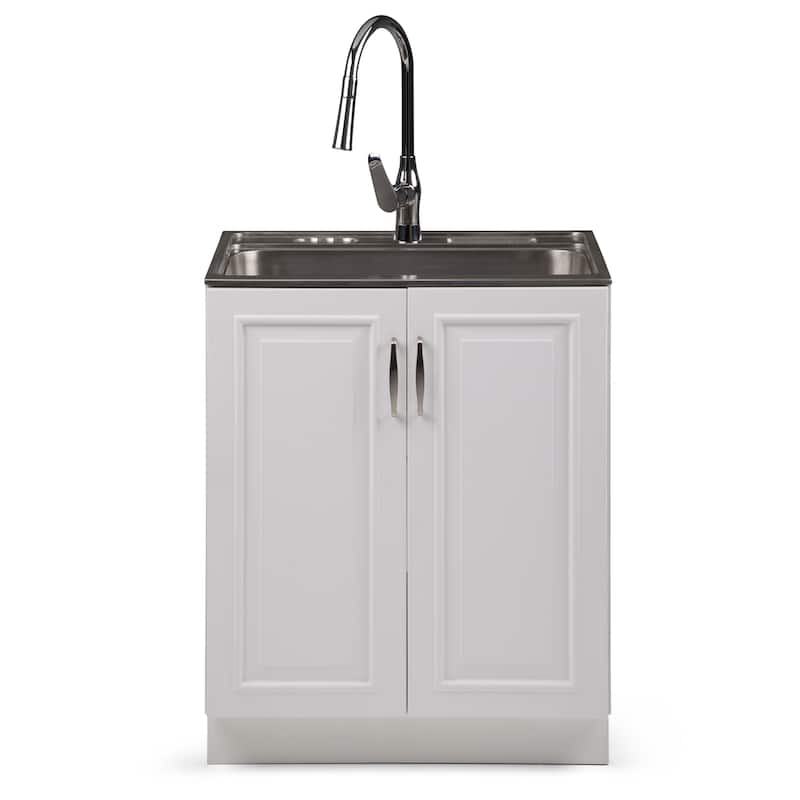 WYNDENHALL Gregg 20-inch Utility Sink & Cabinet