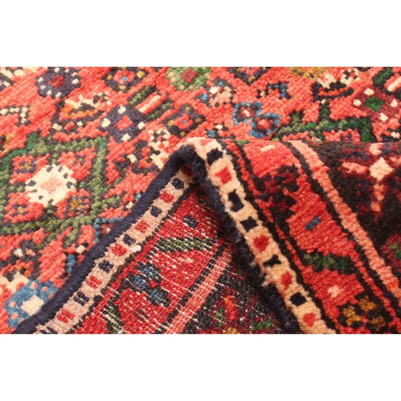 ECARPETGALLERY Hand-knotted Andelz Red Wool Rug - 2'11 x 9'5